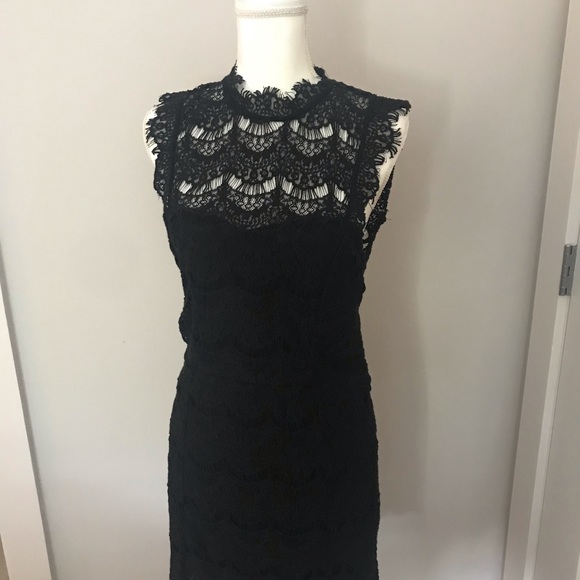 NWT Gorgeous Free People Black Dress - Picture 2 of 8